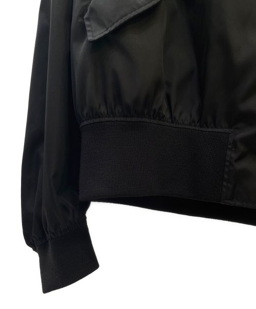 PRADA（プラダ）PRADA (プラダ) Re-Nylon ボンバージャケット ブラック サイズ:XLの古着・服飾アイテム