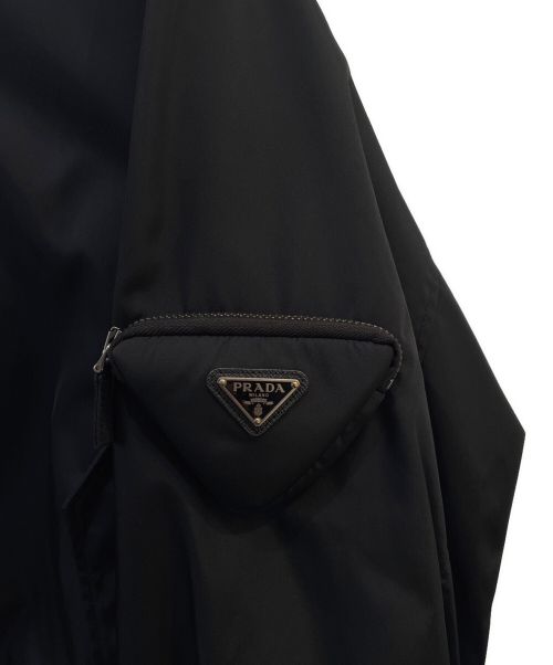 PRADA（プラダ）PRADA (プラダ) Re-Nylon ボンバージャケット ブラック サイズ:XLの古着・服飾アイテム