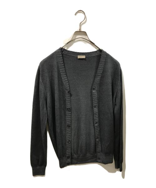 Cruciani（クルチアーニ）Cruciani (クルチアーニ) ウールカーディガン グレー サイズ:48の古着・服飾アイテム