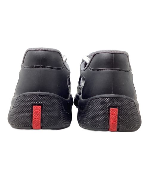 PRADA（プラダ）PRADA (プラダ) アメリカズカップ スニーカー ブラック サイズ:42の古着・服飾アイテム