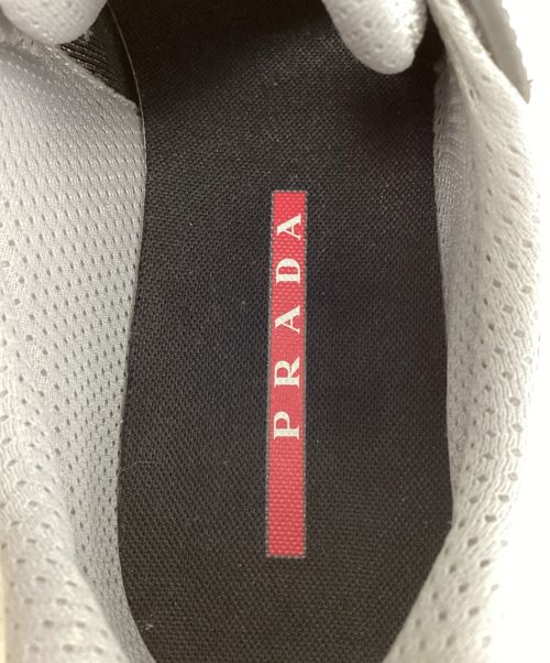 PRADA（プラダ）PRADA (プラダ) アメリカズカップ スニーカー ブラック サイズ:42の古着・服飾アイテム