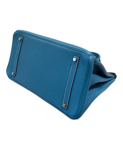 HERMES（エルメス）HERMES (エルメス) バーキン 35 □H刻印 ブルージーン ブルージーン×シルバー金具 サイズ:35の古着・服飾アイテム