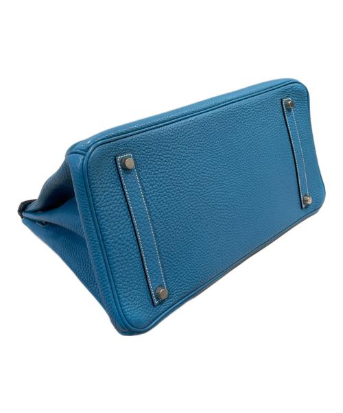HERMES（エルメス）HERMES (エルメス) バーキン 35 □H刻印 ブルージーン ブルージーン×シルバー金具 サイズ:35の古着・服飾アイテム