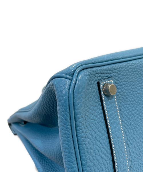 HERMES（エルメス）HERMES (エルメス) バーキン 35 □H刻印 ブルージーン ブルージーン×シルバー金具 サイズ:35の古着・服飾アイテム