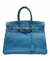 HERMES（エルメス）の古着「バーキン 35 □H刻印 ブルージーン」｜ブルージーン×シルバー金具