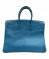 HERMES (エルメス) バーキン 35 □H刻印 ブルージーン ブルージーン×シルバー金具 サイズ:35：1300000円