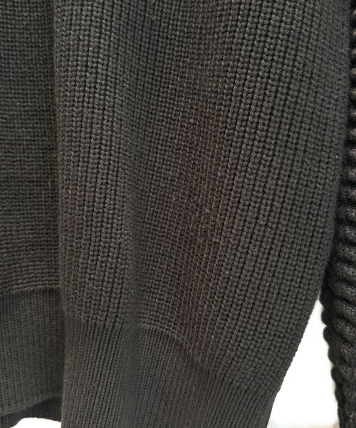 LOUIS VUITTON（ルイ ヴィトン）LOUIS VUITTON (ルイ ヴィトン) バックエンブロイダリーニット ブラック サイズ:Ｓの古着・服飾アイテム