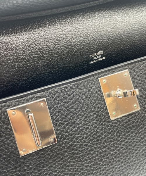 HERMES（エルメス）HERMES (エルメス) ジプシエール 28/シルバー金具/トリヨンクレマンス/ノワール/X刻印 ブラック サイズ:28の古着・服飾アイテム