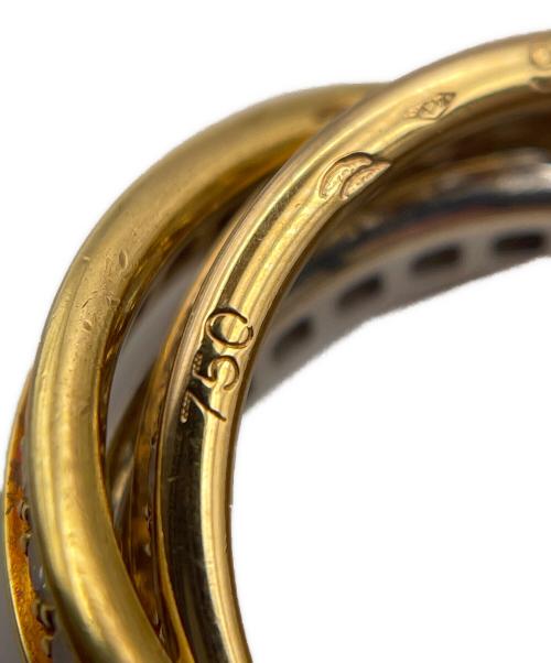 Cartier（カルティエ）Cartier (カルティエ) トリニティリング フルダイヤ サイズ:48/5号の古着・服飾アイテム