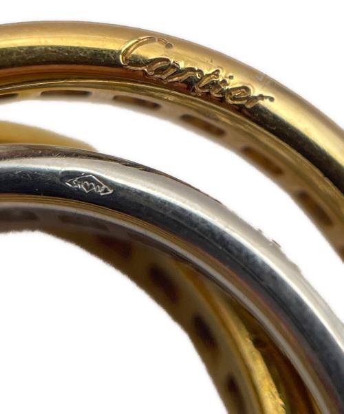Cartier（カルティエ）Cartier (カルティエ) トリニティリング フルダイヤ サイズ:48/5号の古着・服飾アイテム