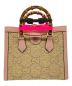 GUCCI（グッチ）の古着「GGスモールトートバッグ」｜ピンク