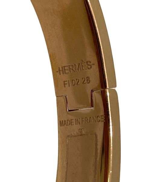 HERMES（エルメス）HERMES (エルメス) クリックＨ ゴールド×ベージュの古着・服飾アイテム