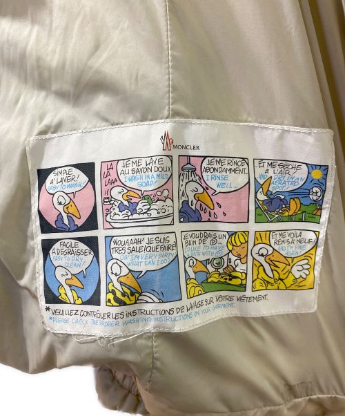 MONCLER（モンクレール）MONCLER (モンクレール) ARTEMIS/ダウンジャケット ベージュ サイズ:00の古着・服飾アイテム