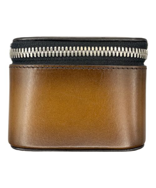 Berluti（ベルルッティ）Berluti (ベルルッティ) スクリットレザー 3本用ウォッチケース ブラウンの古着・服飾アイテム