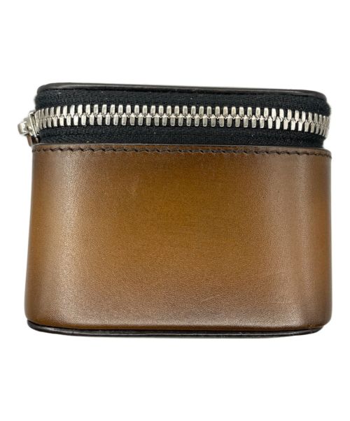 Berluti（ベルルッティ）Berluti (ベルルッティ) スクリットレザー 3本用ウォッチケース ブラウンの古着・服飾アイテム