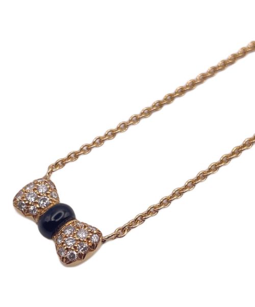 VAN CLEEF & ARPELS（ヴァンクリーフ＆アーペル）VAN CLEEF & ARPELS (ヴァンクリーフ＆アーペル) リボントップネックレスの古着・服飾アイテム