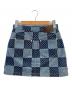 LOUIS VUITTON (ルイ ヴィトン) ダミエデニムミニスカート インディゴ サイズ:36：120000円