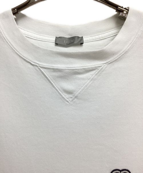 Dior（ディオール）Dior (ディオール) ハートロゴ刺繍Tシャツ ホワイト サイズ:Sの古着・服飾アイテム