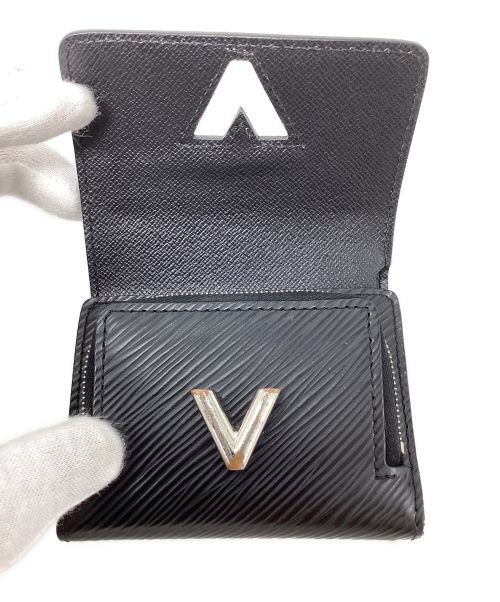 LOUIS VUITTON（ルイ ヴィトン）LOUIS VUITTON (ルイ ヴィトン) ポルトフォイユ・ツイスト コンパクト ブラックの古着・服飾アイテム