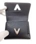 中古・古着 LOUIS VUITTON (ルイ ヴィトン) ポルトフォイユ・ツイスト コンパクト ブラック：30000円