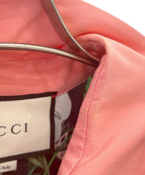 GUCCI（グッチ）GUCCI (グッチ) Flora Snake Print Silk Dress マルチカラー サイズ:38の古着・服飾アイテム