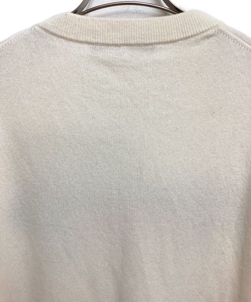 LOUIS VUITTON（ルイ ヴィトン）LOUIS VUITTON (ルイ ヴィトン) Dragon Intarsia Crew Neck Knit（ドラゴンインタルシアクルーネックニットセーター） アイボリー サイズ:XLの古着・服飾アイテム