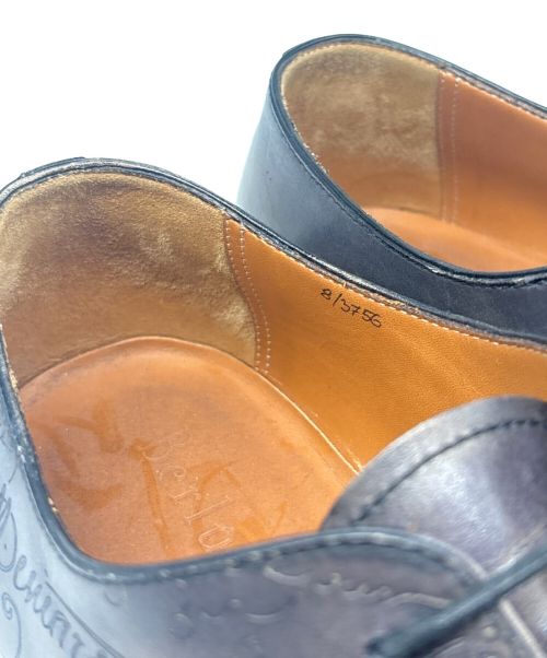 Berluti（ベルルッティ）Berluti (ベルルッティ) アレッサンドロ カリグラフィ プレーントゥシューズ ブラウン サイズ:8の古着・服飾アイテム