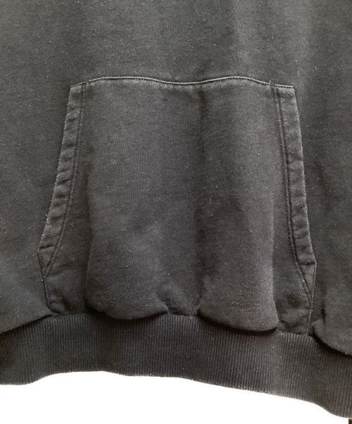 CELINE（セリーヌ）CELINE (セリーヌ) ルーズフィットコットンフリースフーディ ブラック サイズ:Lの古着・服飾アイテム