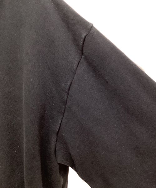 CELINE（セリーヌ）CELINE (セリーヌ) ルーズフィットコットンフリースフーディ ブラック サイズ:Lの古着・服飾アイテム