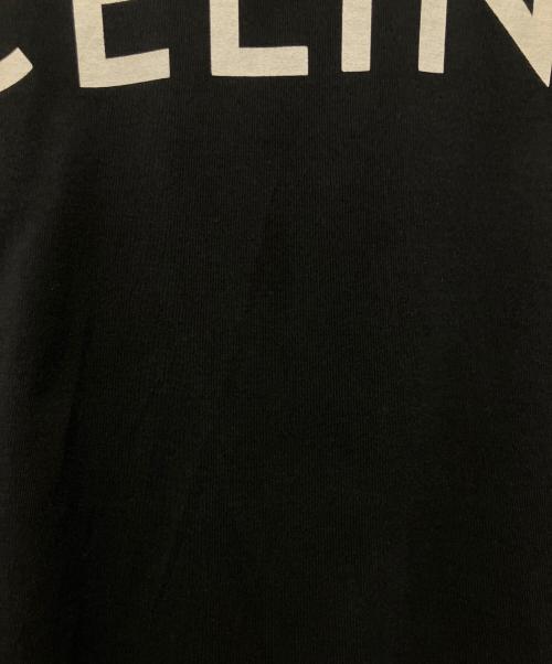 CELINE（セリーヌ）CELINE (セリーヌ) ルーズ Tシャツ / コットンジャージー ブラック サイズ:XLの古着・服飾アイテム