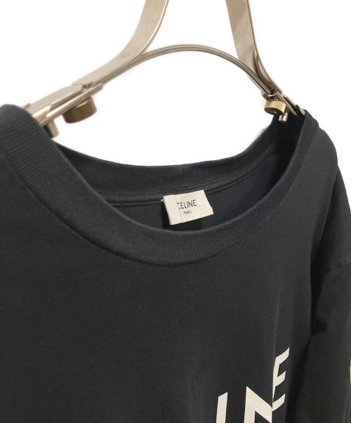 CELINE（セリーヌ）CELINE (セリーヌ) ルーズ Tシャツ / コットンジャージー ブラック サイズ:XLの古着・服飾アイテム