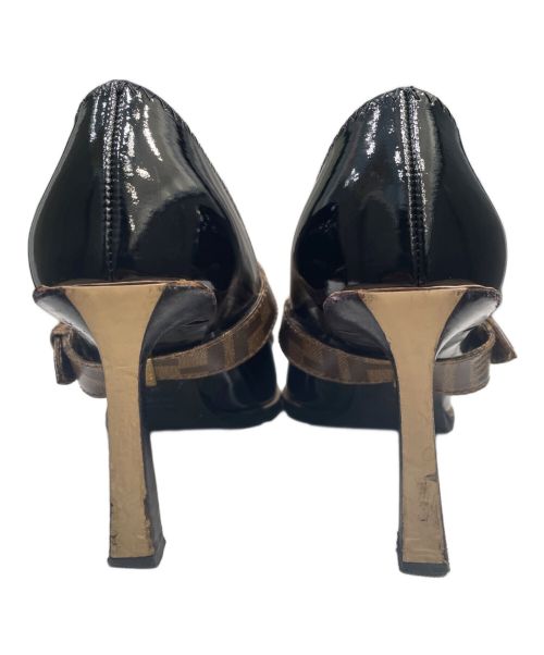 FENDI（フェンディ）FENDI (フェンディ) ヒールパンプス ブラック サイズ:35の古着・服飾アイテム