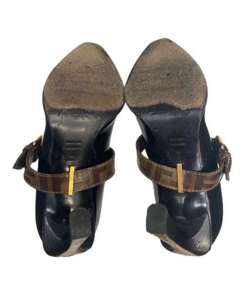 FENDI（フェンディ）FENDI (フェンディ) ヒールパンプス ブラック サイズ:35の古着・服飾アイテム