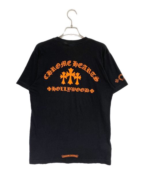 CHROME HEARTS（クロムハーツ）CHROME HEARTS (クロムハーツ) Orange Cemetery Cross Tee ブラック サイズ:Mの古着・服飾アイテム
