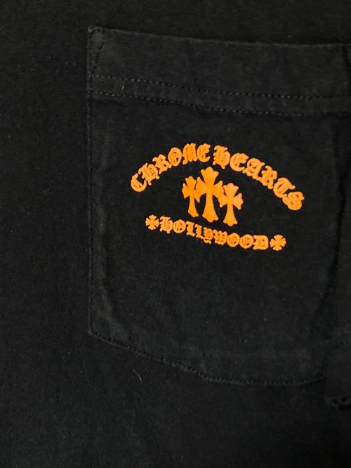 CHROME HEARTS（クロムハーツ）CHROME HEARTS (クロムハーツ) Orange Cemetery Cross Tee ブラック サイズ:Mの古着・服飾アイテム