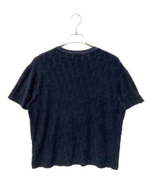 Christian Dior（クリスチャン ディオール）Christian Dior (クリスチャン ディオール) オブリーク テリーコットン ジャカード ネイビー サイズ:Sの古着・服飾アイテム