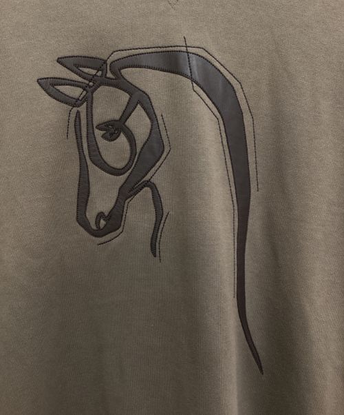 HERMES（エルメス）HERMES (エルメス) Front hose hapatch parka（フロントホースハパッチパーカー） ブラウン サイズ:Mの古着・服飾アイテム