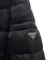 中古・古着 PRADA (プラダ) ナイロン ファー付ダウンコート ブラック サイズ:38：150000円