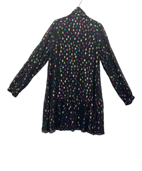 Kate Spade（ケイトスペード）Kate Spade (ケイトスペード) 総柄ワンピース ブラック サイズ:Mの古着・服飾アイテム