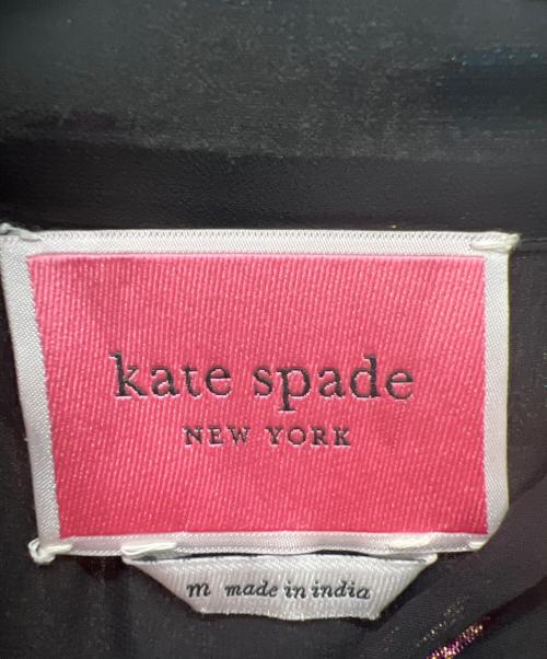 Kate Spade（ケイトスペード）Kate Spade (ケイトスペード) 総柄ワンピース ブラック サイズ:Mの古着・服飾アイテム
