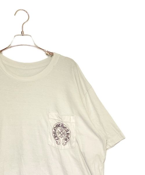 CHROME HEARTS（クロムハーツ）CHROME HEARTS (クロムハーツ) ワンポイントロゴカットソー ホワイト サイズ:XXLの古着・服飾アイテム
