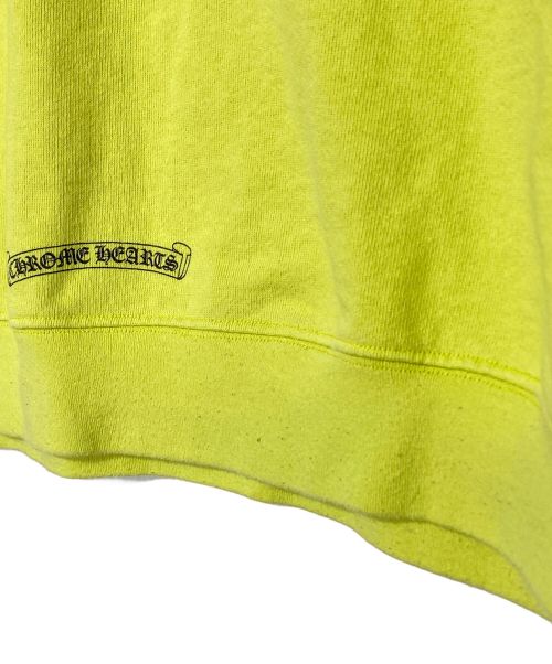 CHROME HEARTS（クロムハーツ）CHROME HEARTS (クロムハーツ) クルーネックスウェット 黄緑 サイズ:XXLの古着・服飾アイテム