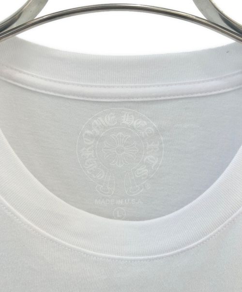 CHROME HEARTS（クロムハーツ）CHROME HEARTS (クロムハーツ) Rainbow Scroll Logo Tee ホワイト サイズ:Lの古着・服飾アイテム