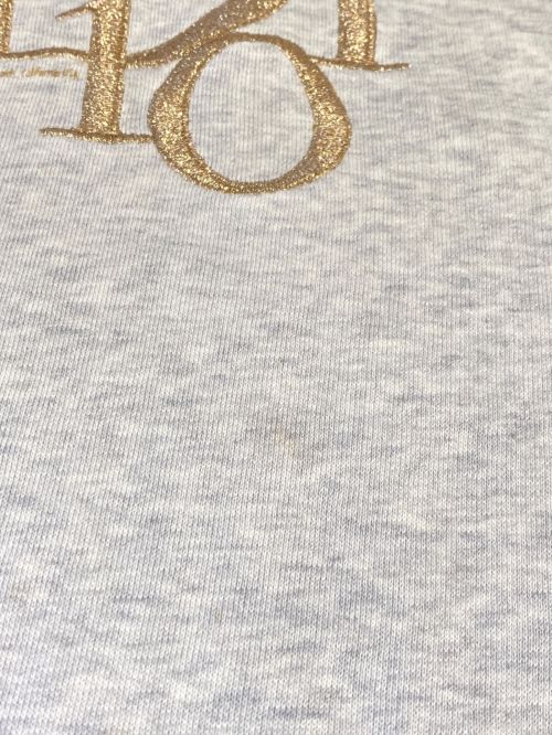 Dior（ディオール）Dior (ディオール) ERL (イーアールエル) ロゴ刺繍オーバーサイズスウェット グレー サイズ:Lの古着・服飾アイテム