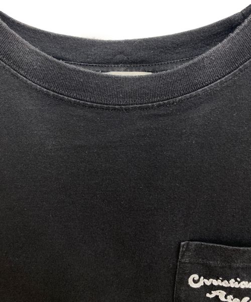 Dior（ディオール）Dior (ディオール) 刺繍半袖カットソー ブラック サイズ:Lの古着・服飾アイテム