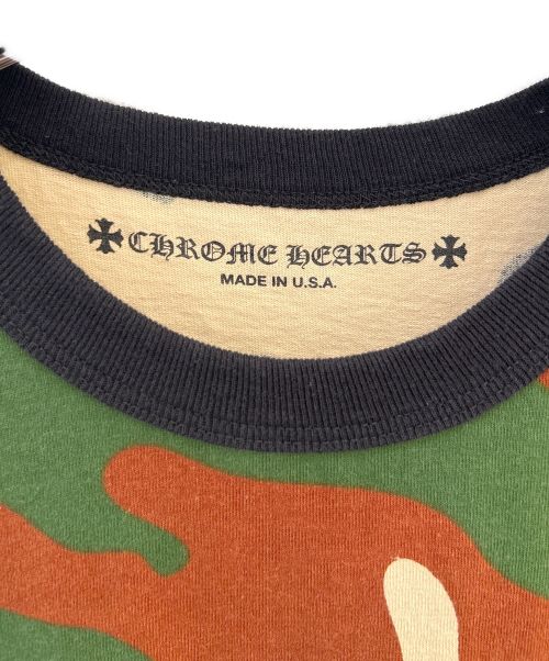 CHROME HEARTS（クロムハーツ）CHROME HEARTS (クロムハーツ) PPO CAUTION T-SHRT ブラウン サイズ:Lの古着・服飾アイテム