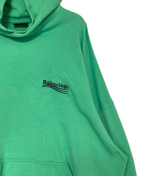 BALENCIAGA（バレンシアガ）BALENCIAGA (バレンシアガ) パーカー グリーン サイズ:4の古着・服飾アイテム