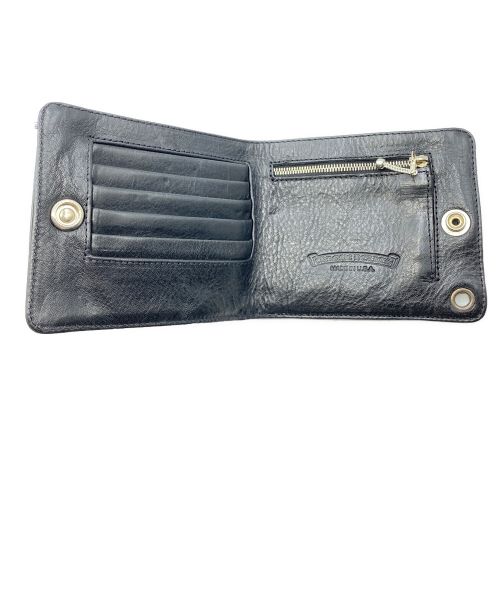 CHROME HEARTS（クロムハーツ）CHROME HEARTS (クロムハーツ) 2つ折り財布 ブラック サイズ:-の古着・服飾アイテム