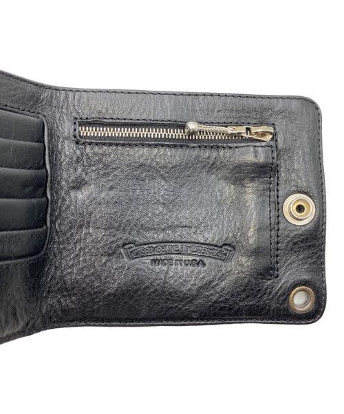 CHROME HEARTS（クロムハーツ）CHROME HEARTS (クロムハーツ) 2つ折り財布 ブラック サイズ:-の古着・服飾アイテム