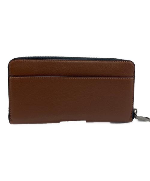 COACH（コーチ）COACH (コーチ) ラウンドファスナー長財布 ブラウンの古着・服飾アイテム